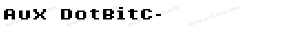 AuX DotBitC字体转换